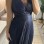 FW25 Luxury dress blue shine